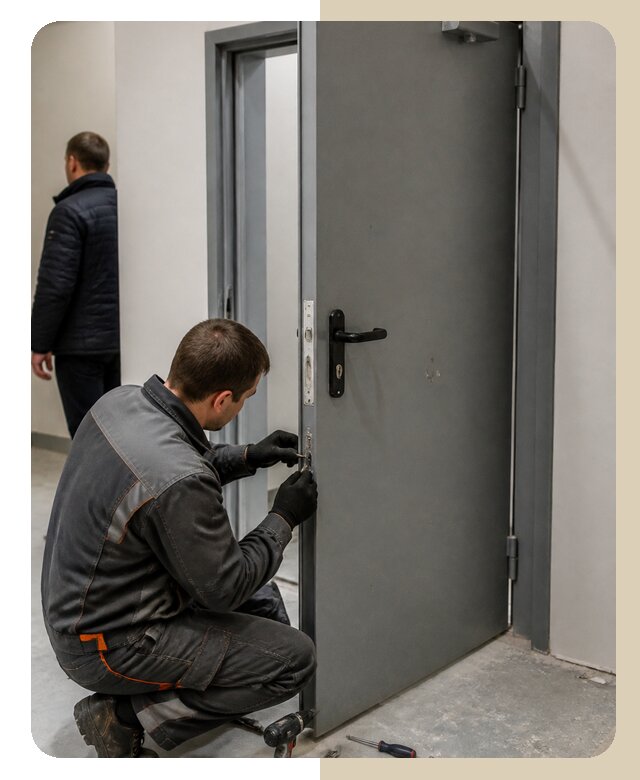 Ремонт противопожарной двери в Архангельске по цене 6683 р. | ДвериЛегко-Рхн