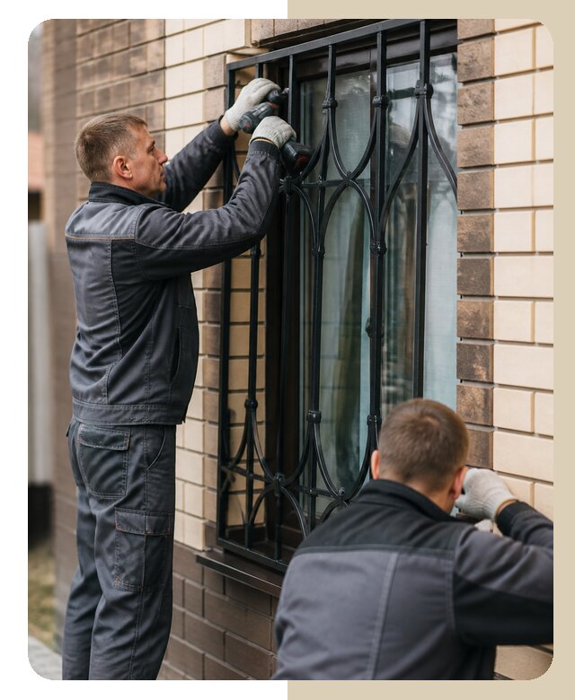 Установка решеток в дом в Архангельске по цене от 3598 р. | ДвериЛегко-Рхн